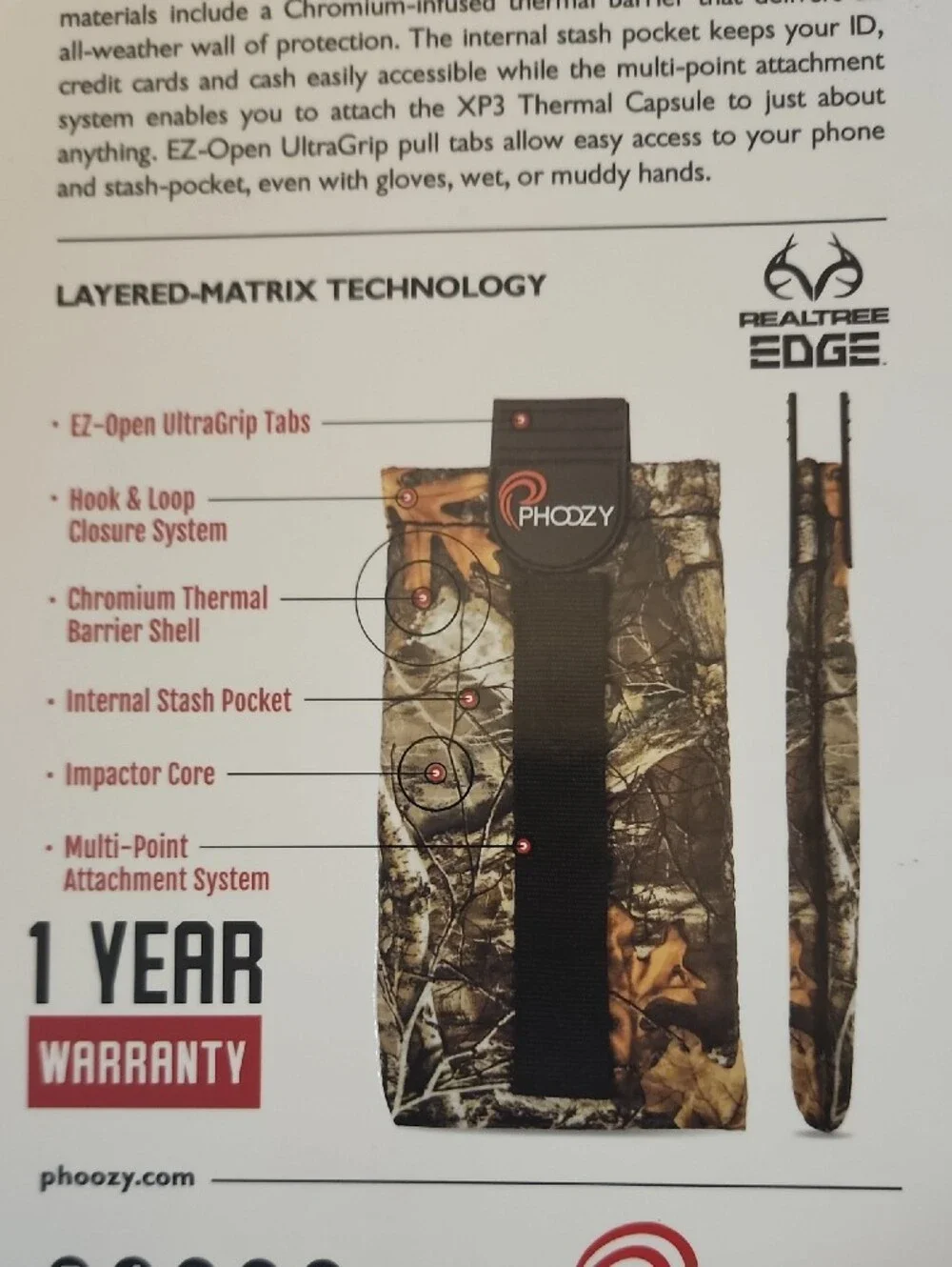 PHOOZY -  XL  - The Ultimate Smartphone Protection